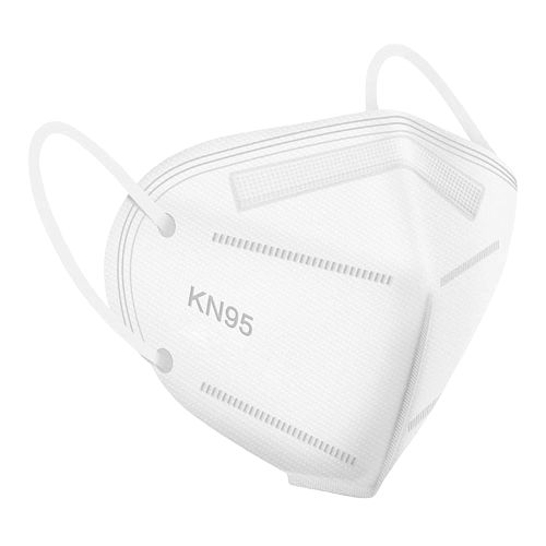 KN95 Face Mask, 5-Layer Filter, 95% Protection, Disposable Particulate Respirator, Individually Wrapped, Bg/60