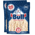 ValueBull Beef Cheek Braids, Long Lasting Dog Chews, 5-6 Inch, 50 Count