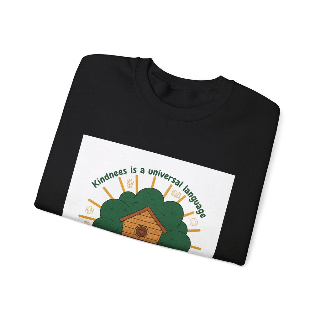 Kindness Treehouse Sweatshirt | eco humor, sustainable living