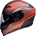 Z1R, Z1R Jackal Helmet Dark Matter Red 2XL - Injection-Molded Polycarbonate Shell with Advanced Ventilation