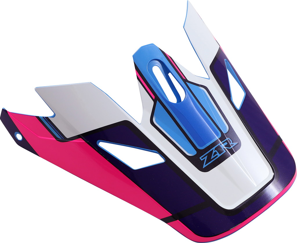 Z1R, Z1R Rise Visor Kit - MC - Pink/Blue by Z1R Part 0132-1468