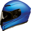 Z1R, Z1R Jackal Satin Blue Helmet - XS with Injection-Molded Polycarbonate Shell and Advanced Ventilation