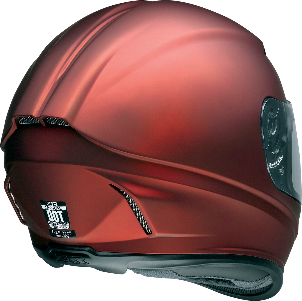 Z1R, Z1R Jackal Helmet Satin Red Small - Model 0101-14822 by Z1R