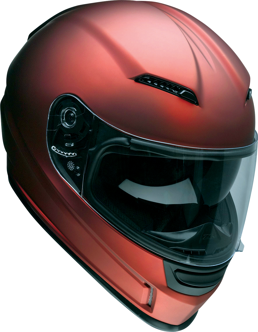 Z1R, Z1R Jackal Helmet Satin Red Large 0101-14824 - Advanced Motorcycle Helmet with Drop-Down Sun Visor and Integrated Speaker Pockets