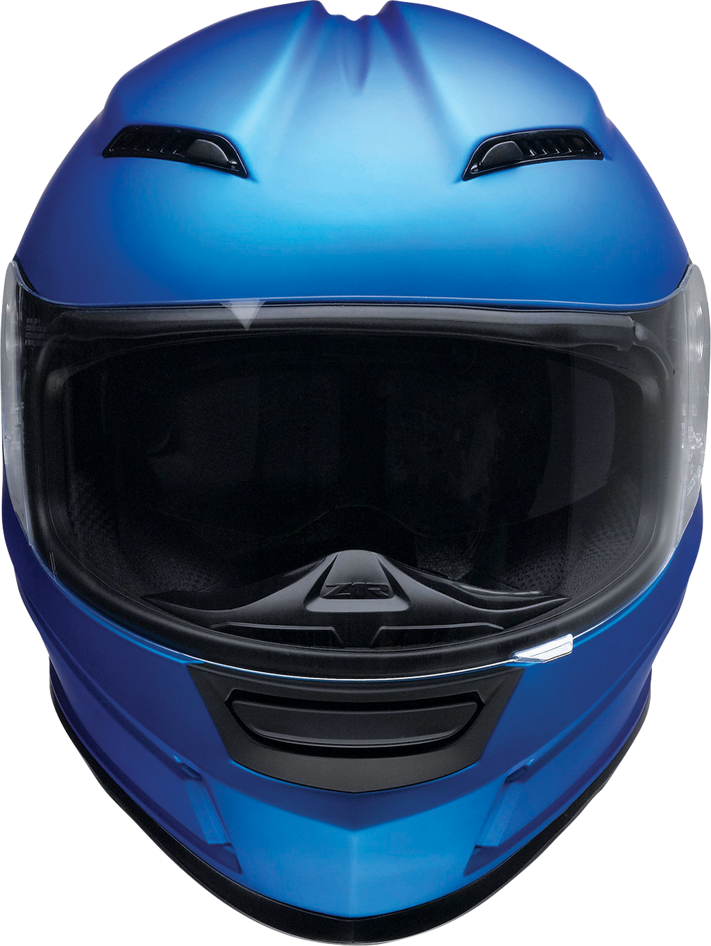 Z1R, Z1R Jackal Helmet Satin Blue Medium - Injection-Molded Polycarbonate Shell with Drop-Down Sun Visor