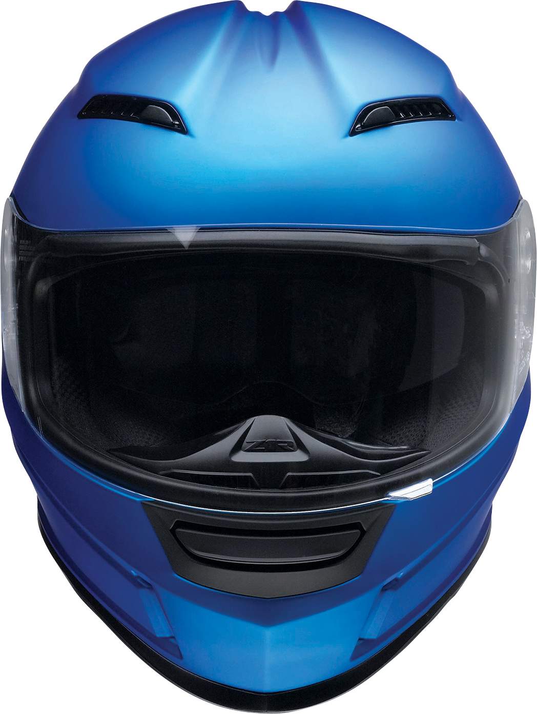Z1R, Z1R Jackal Helmet Satin Blue Medium - Injection-Molded Polycarbonate Shell with Drop-Down Sun Visor