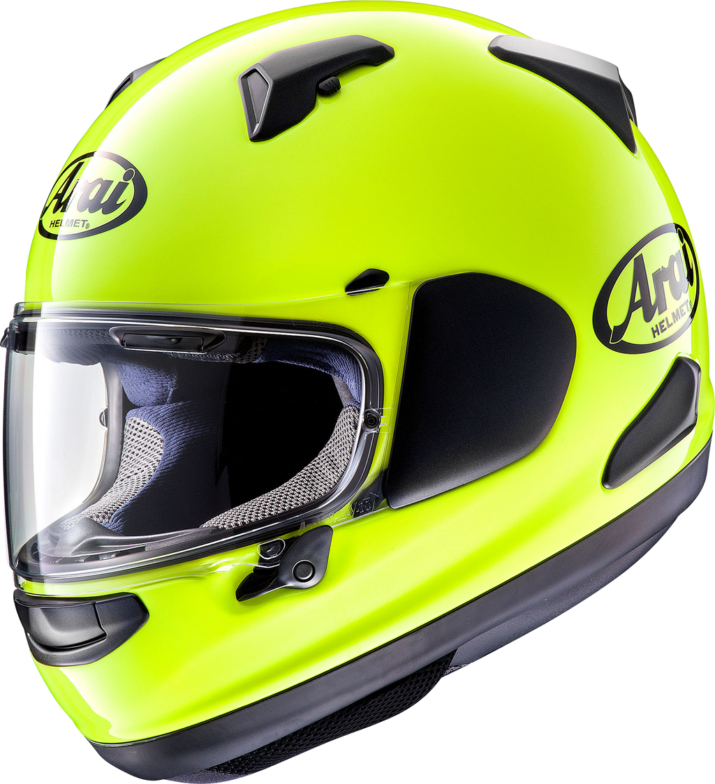 ARAI HELMETS, ARAI HELMETS Quantum-X Helmet - Fluorescent Yellow - XS 0101-15730