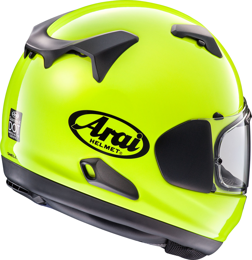 ARAI HELMETS, ARAI HELMETS Quantum-X Helmet - Fluorescent Yellow - XS 0101-15730