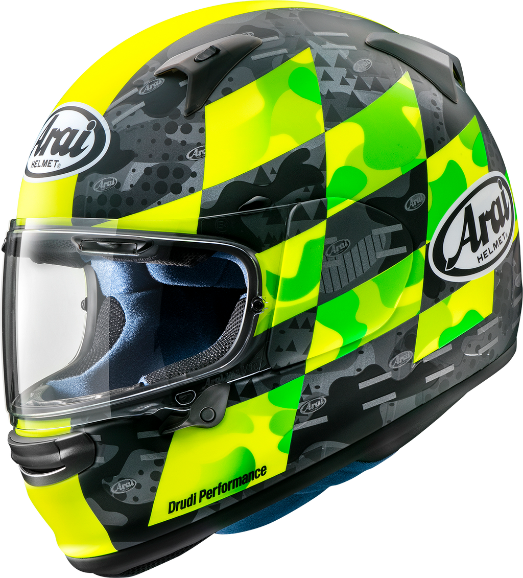 ARAI HELMETS, ARAI Helmets Regent-X Helmet - Patch - Yellow Frost - 2XL, Part Number 0101-15832