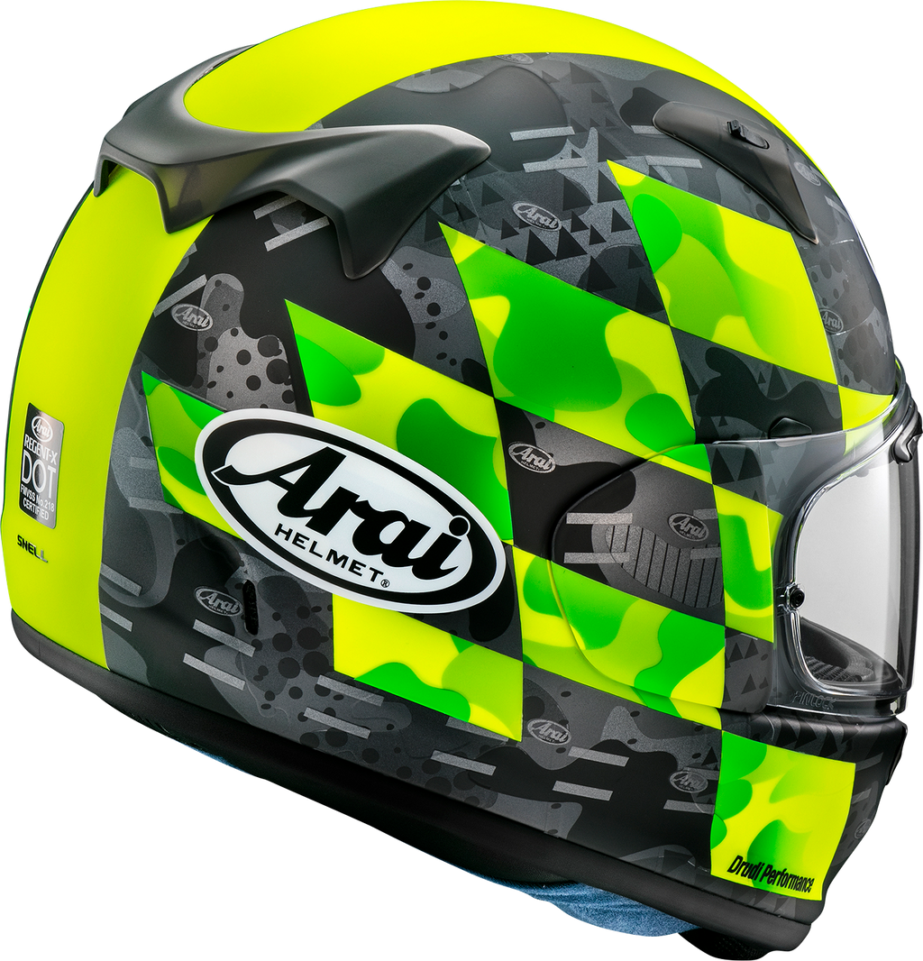 ARAI HELMETS, Arai Helmets Regent-X Patch Helmet - Yellow Frost, Small (Part No. 0101-15828)