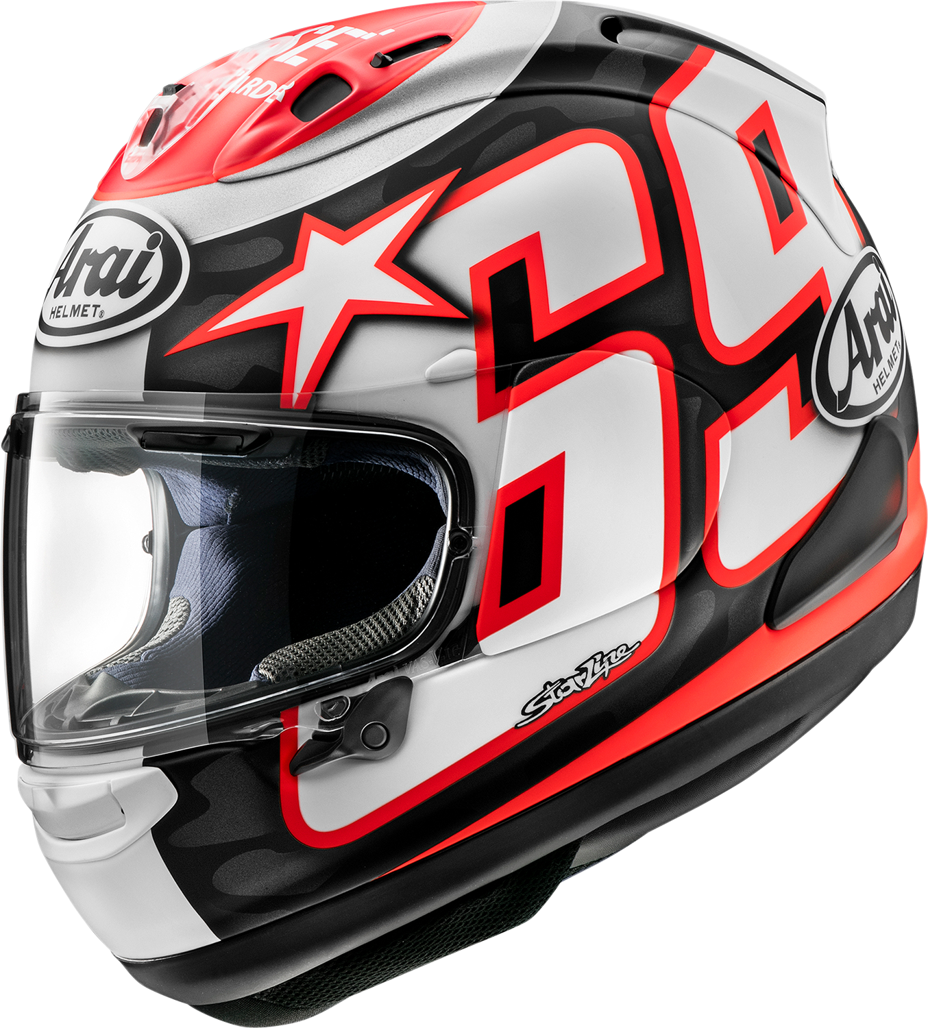 ARAI HELMETS, ARAI Helmets Corsair-X Nicky Reset Frost Helmet - Small