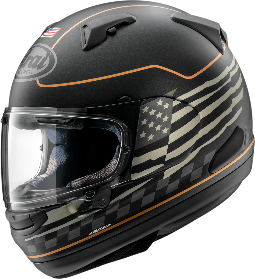 ARAI HELMETS, ARAI HELMETS Signet-X Helmet US Flag Black Frost 2XL Part 0101-15958