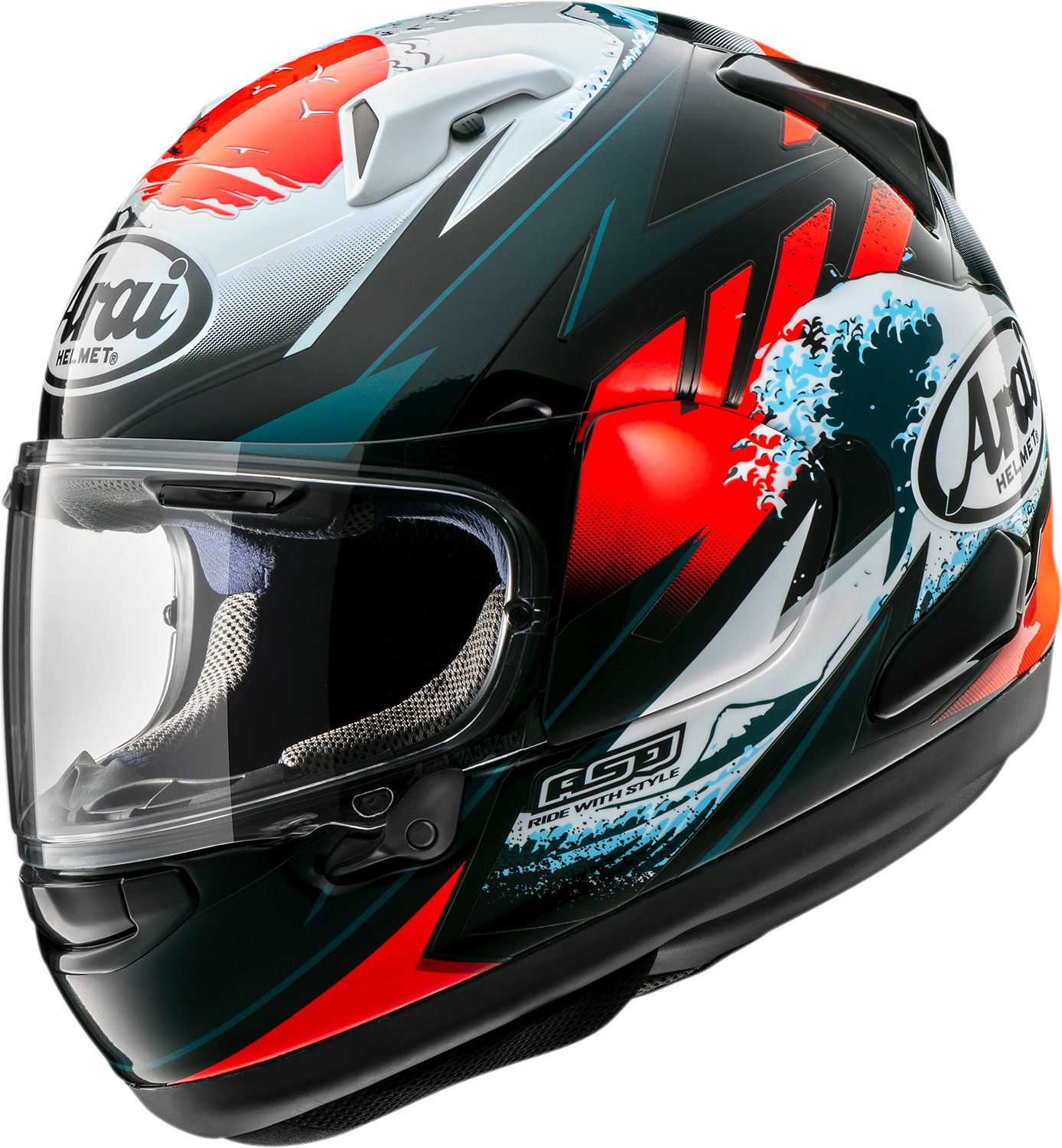 ARAI HELMETS, ARAI HELMETS Quantum-X Wave Helmet 2XL (Part Number 0101-16009)