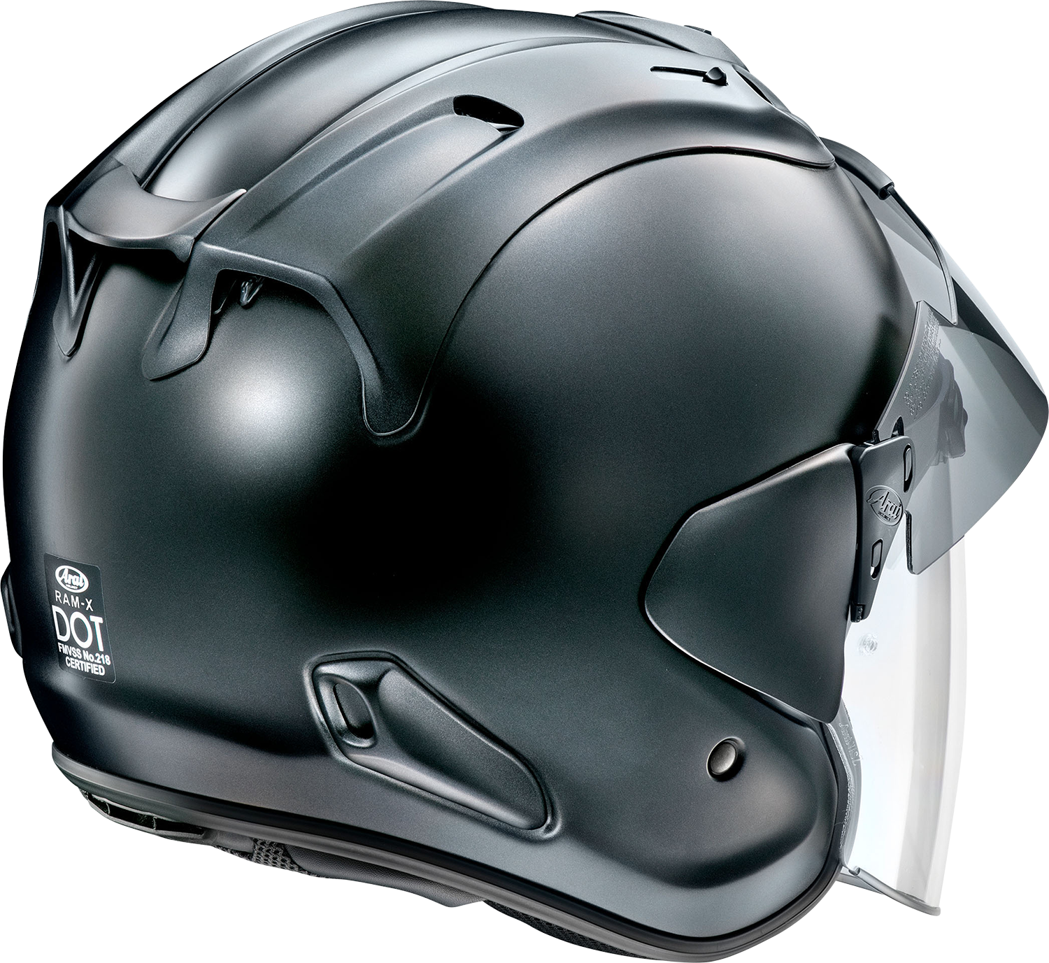 ARAI HELMETS, Arai Helmets Ram-X Black Frost Helmet - XS | Variable Axis System and Pinlock®-120