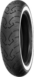 SHINKO, Shinko Tire 250 Series Front Mount 90 16 73H Bias Tire with Whitewall - W/W 87-4101