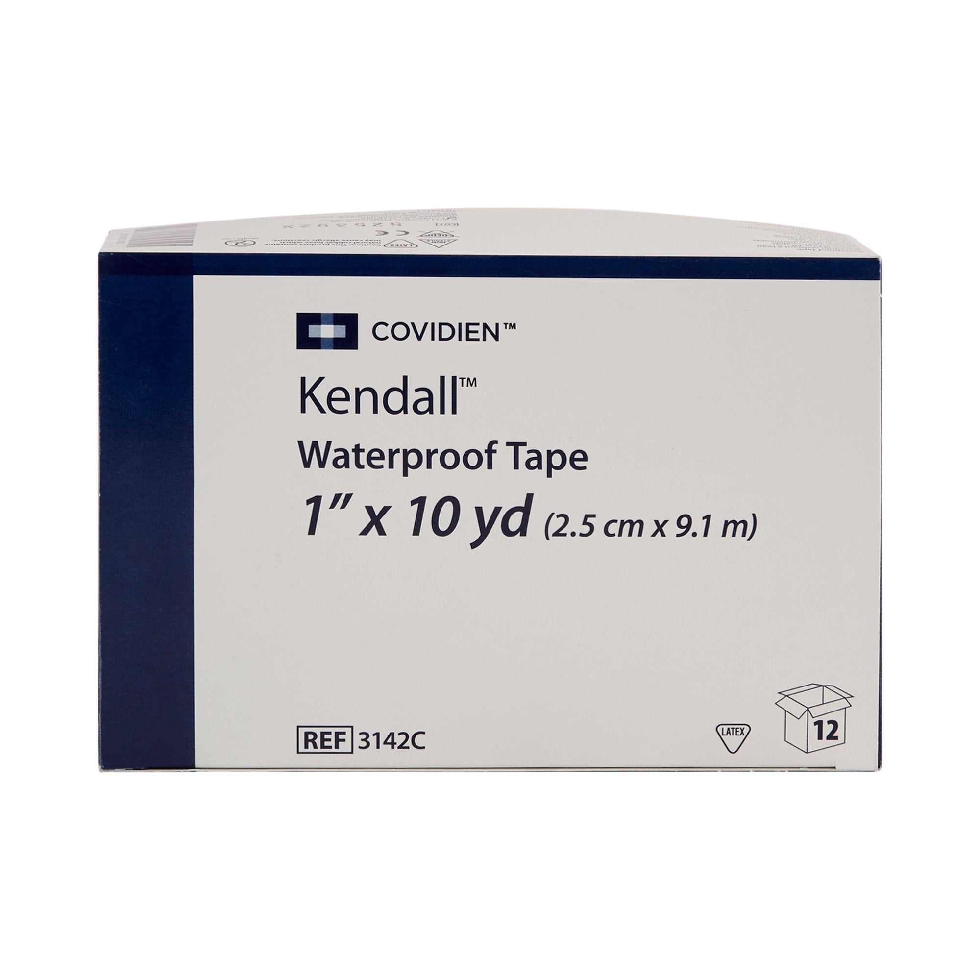 Kendall™ Cloth Medical Tape, 1 Inch x 10 Yard, White 3142C