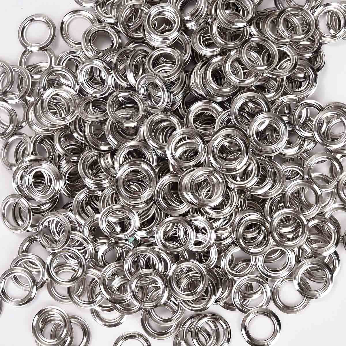 Yescom 10mm #2 Nickel Grommets & Washers (1000 Count)