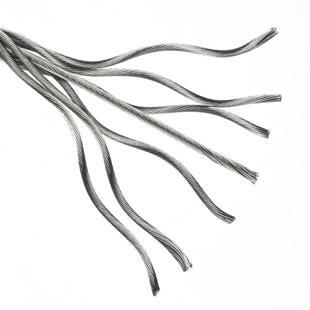 Yescom 4.8mm Wire Rope Type 316 Stainless Steel, 7x19, 3/16"x500'
