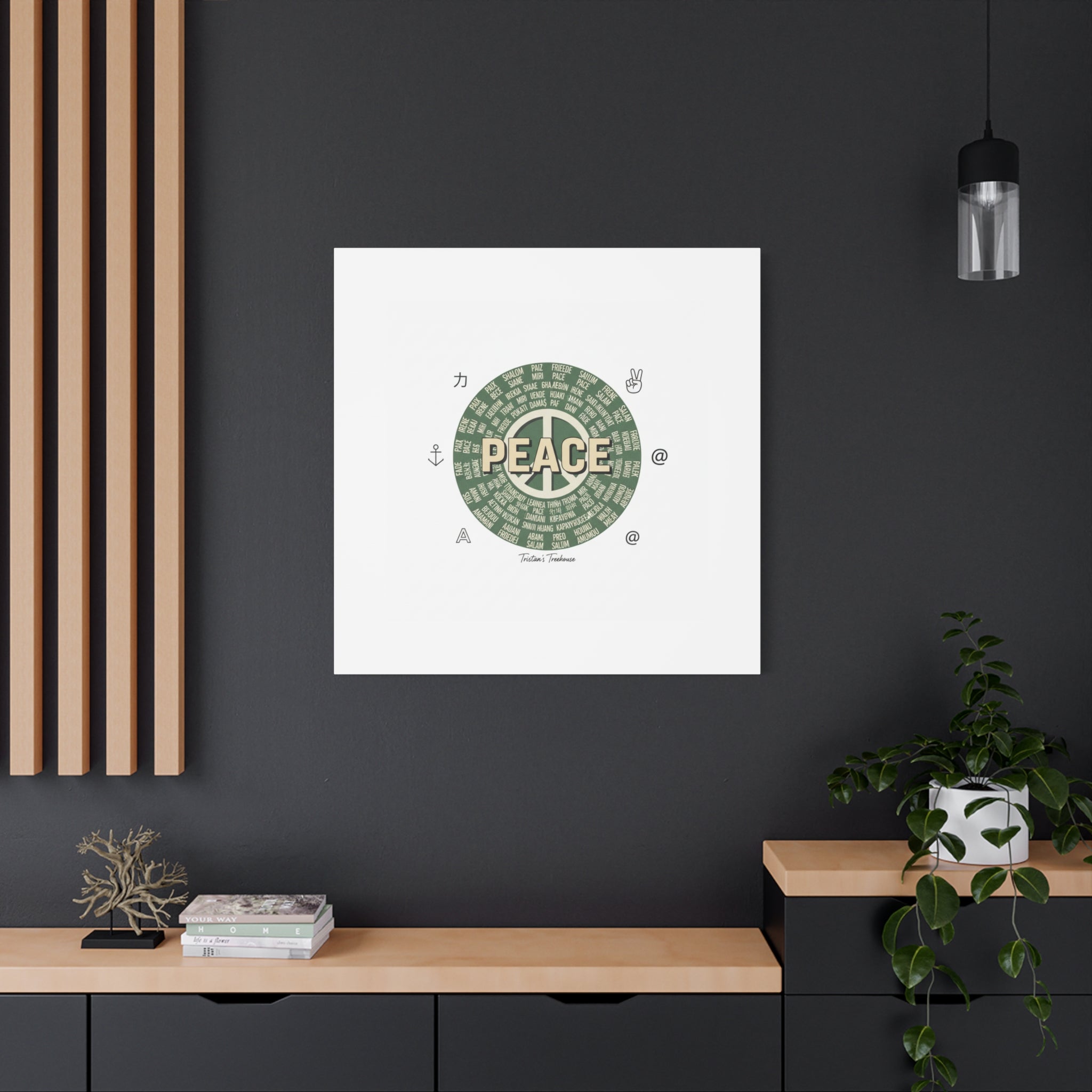 Peace doodle canvas | hand drawn sketch aesthetic, handwritten message