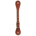 Single-Ply Ladies' Brown Latigo Leather Spur Straps