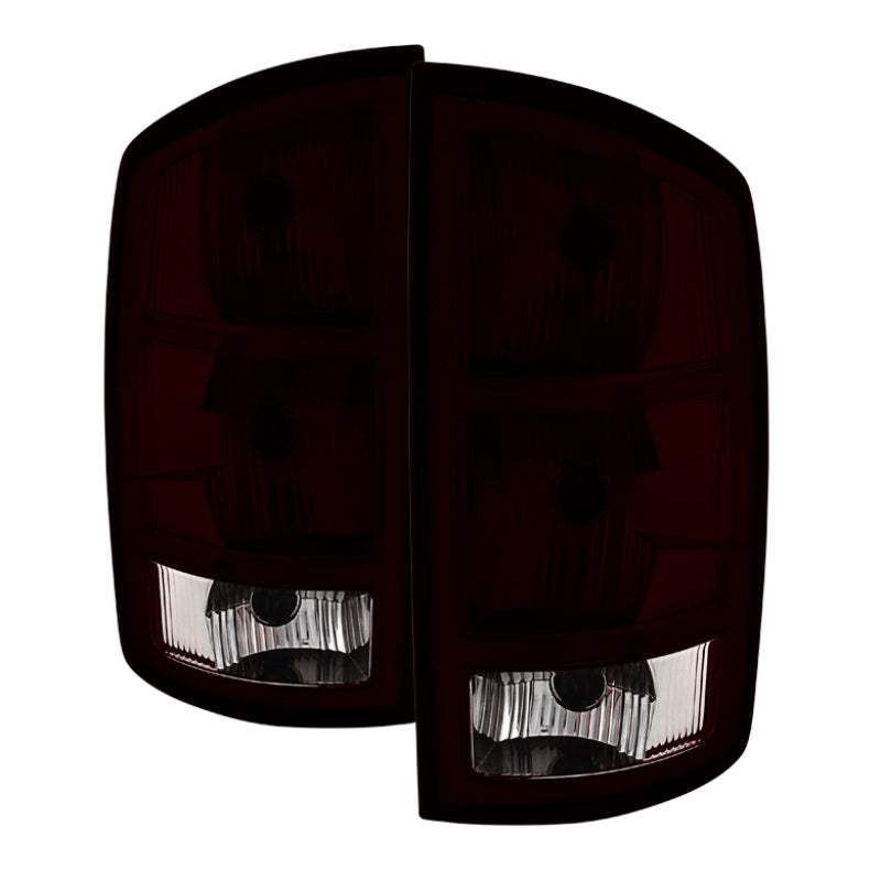 SPYDER Xtune Dodge Ram 1500 02-06 / Ram 2500 3500 03-06 OEM Style Tail Lights Red Smoked ALT-JH-DR02-OE-RSM 9033551