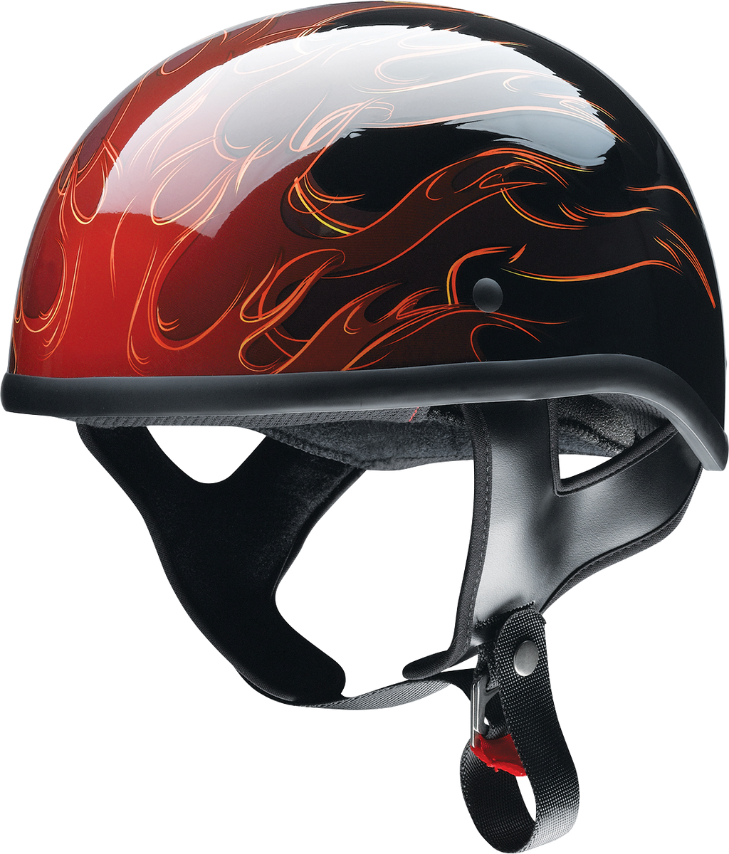Z1R, Z1R CC Beanie Helmet - Hellfire Red, XS by Z1R Part 0103-1324