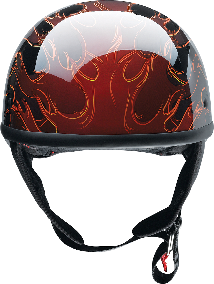 Z1R, Z1R CC Beanie Helmet - Hellfire Red, XS by Z1R Part 0103-1324