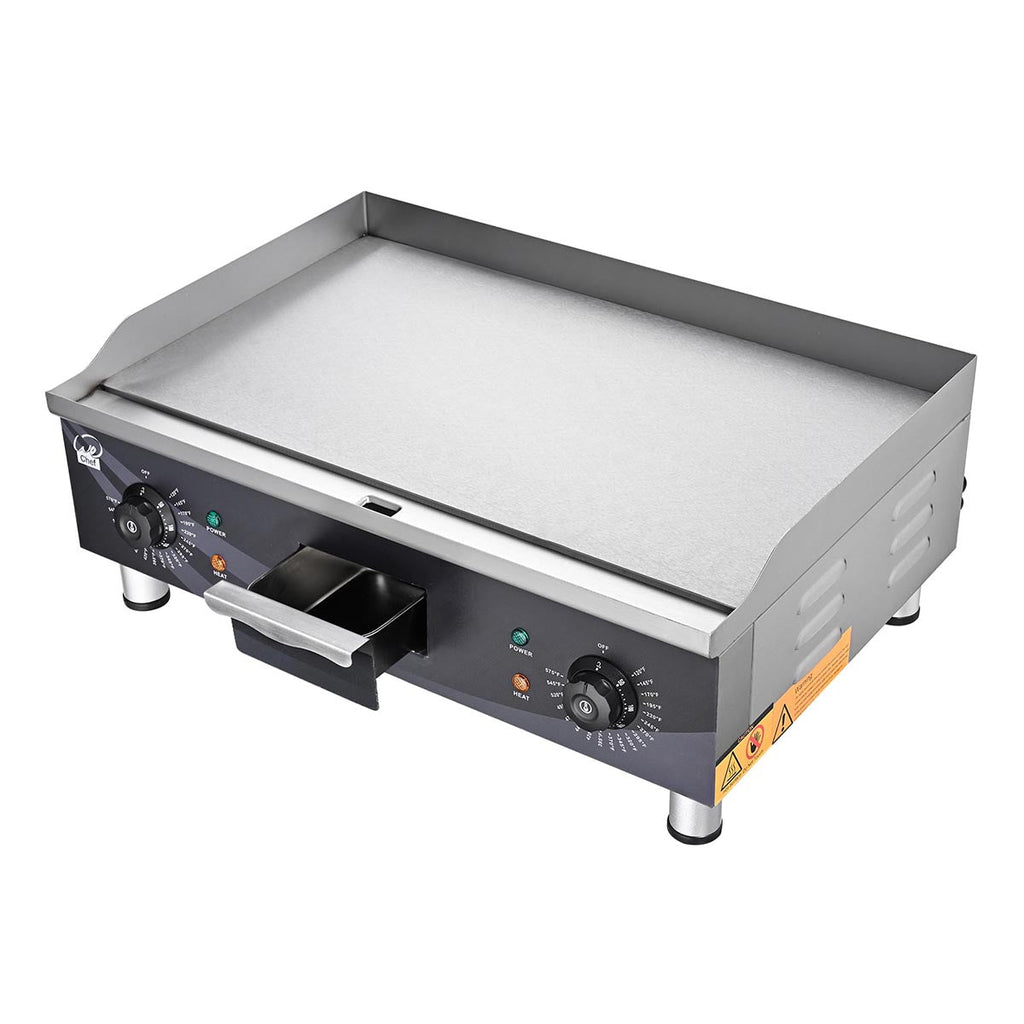 Yescom Electric Countertop Griddle Flat Grill 24in 3500W