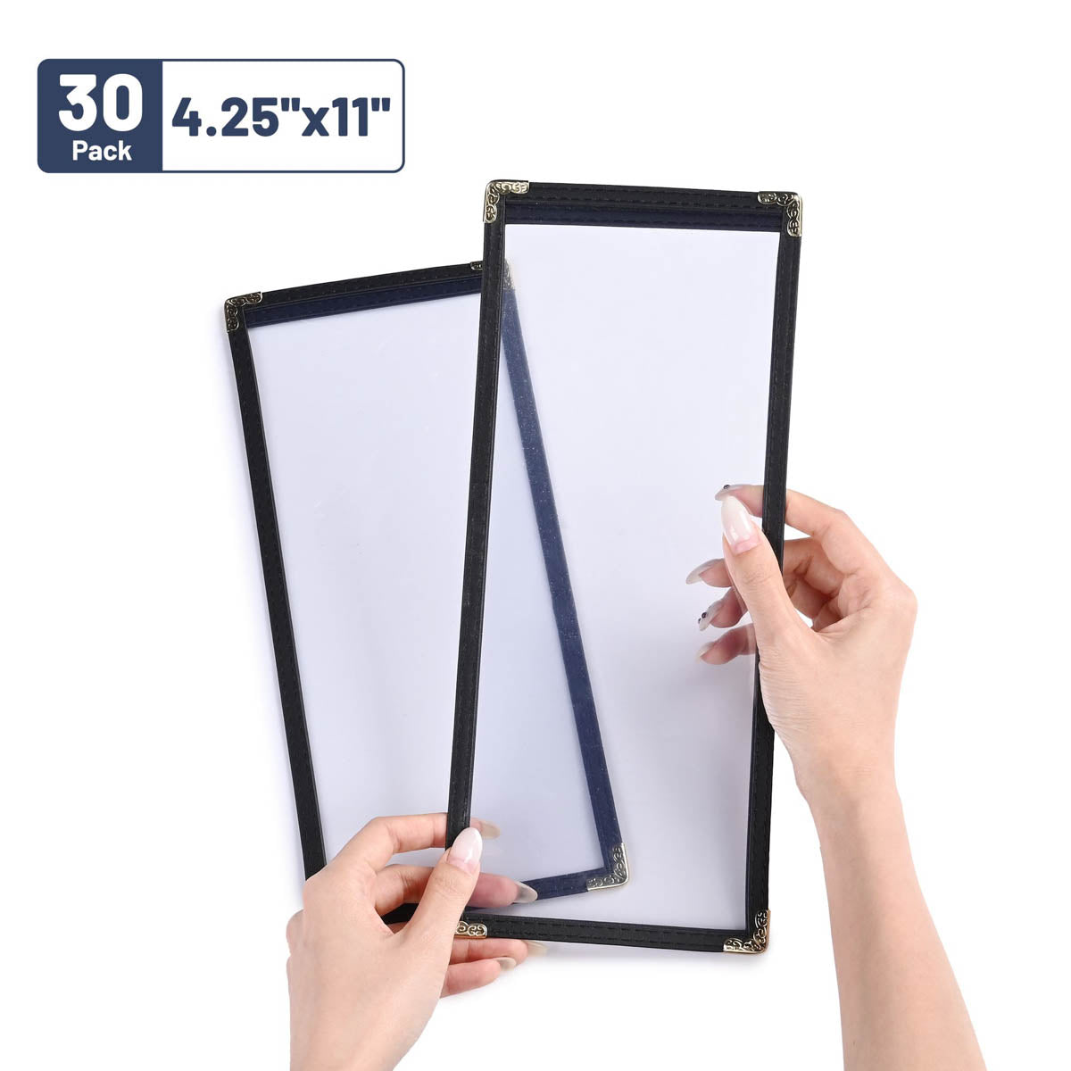 Yescom 30x Menu Covers Bistro Wine List Holder 4.25x11