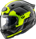 ARAI HELMETS, ARAI HELMETS Contour-X Helmet with Integrated Logo Duct and Aerodynamic Spoiler – Fluorescent Yellow, XL (Part No. 0101-16065)