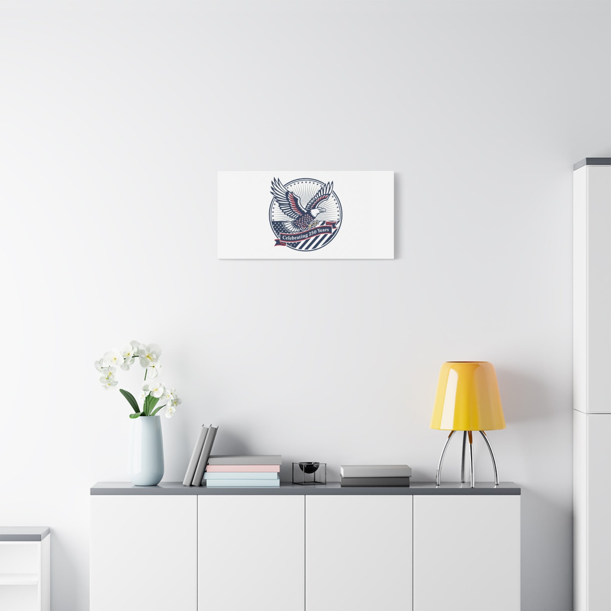 250th Anniversary Eagle Emblem Canvas | Semiquincentennial Americana