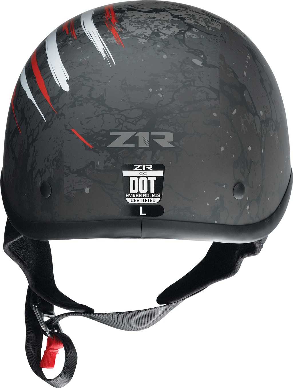 Z1R, Z1R CC Beanie Helmet Justice - Black/Red/White/Blue, Medium - Part Number 0103-1405
