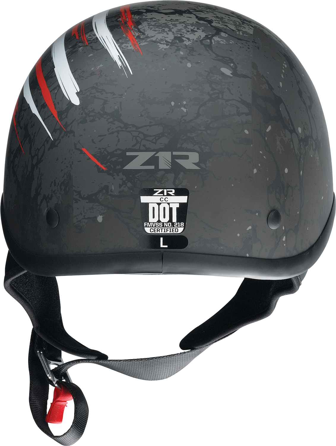 Z1R, Z1R CC Beanie Helmet Justice - Black/Red/White/Blue, Medium - Part Number 0103-1405