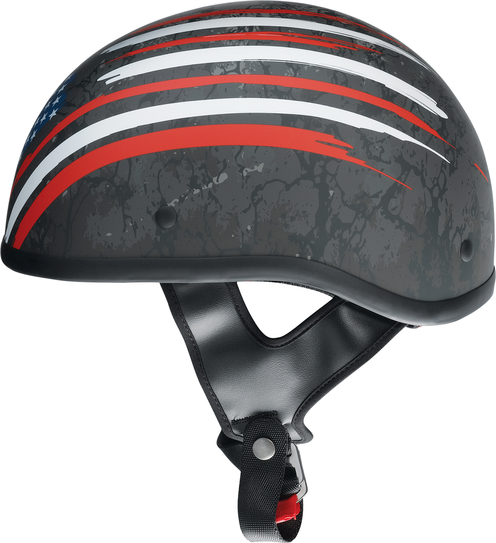 Z1R, Z1R CC Beanie Helmet Justice - Black/Red/White/Blue, Medium - Part Number 0103-1405