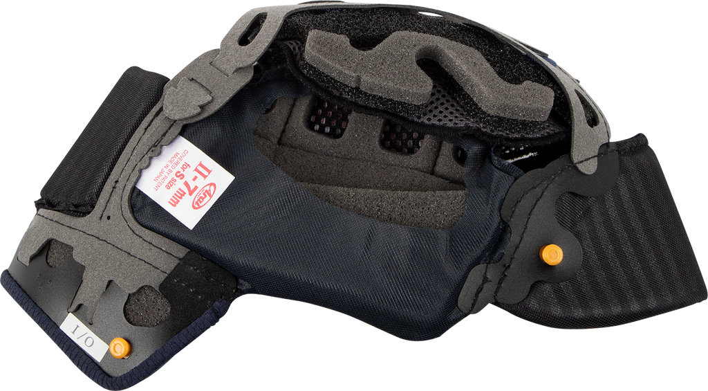 ARAI HELMETS, ARAI HELMETS Corsair-X, Signet-X, and Defiant-X Interior Pad - EP II 7mm (Part #07-5683)