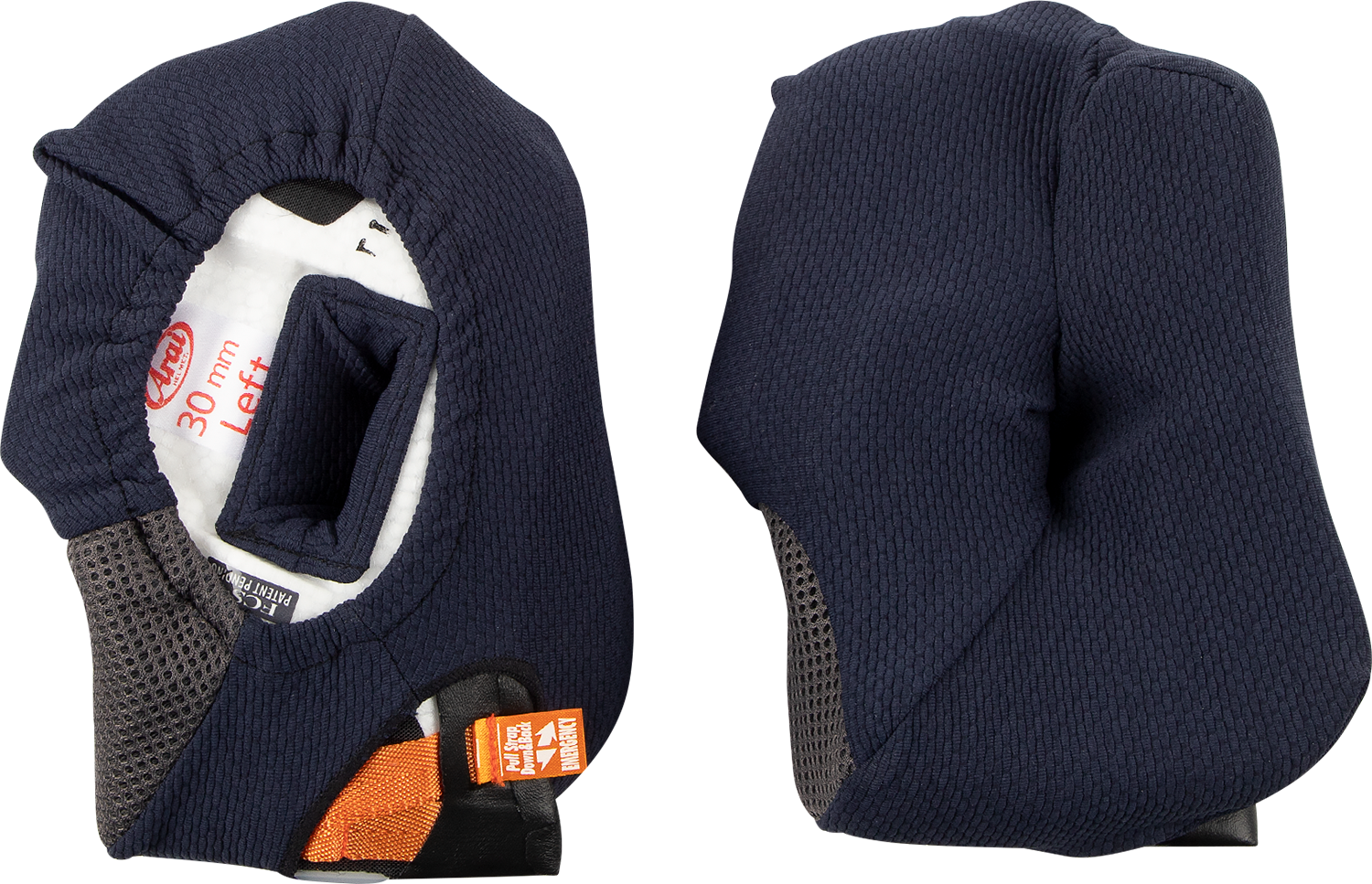 ARAI HELMETS, ARAI HELMETS Corsair-X, Quantum-X, Signet-X Cheek Pads - 30 mm, Part Number 05-5701