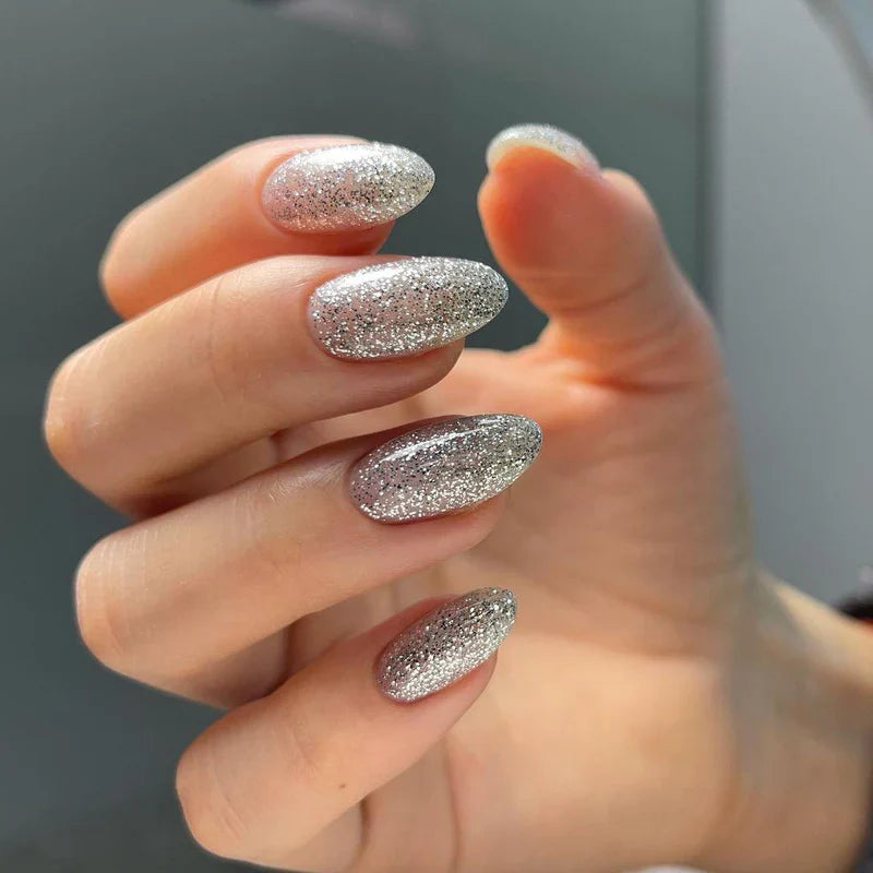 Luxio - Glitter Silver Gel Polish, 15ml