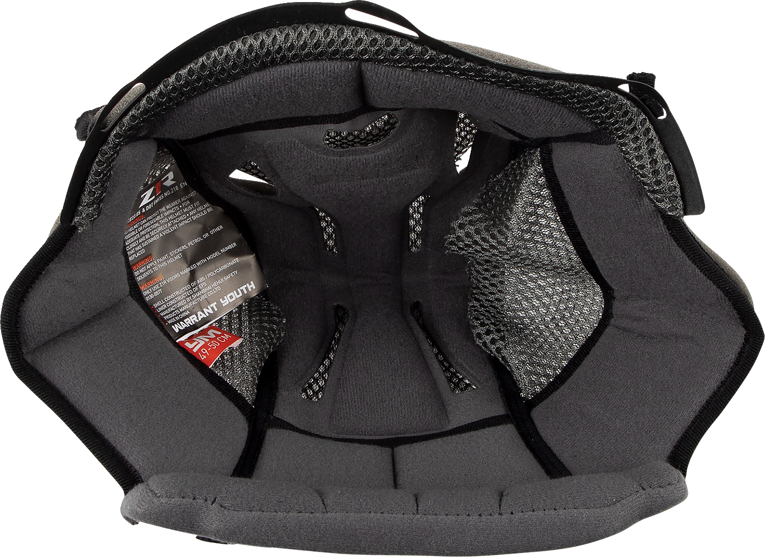 Z1R, Z1R Youth Warrant Helmet Liner - Medium - 12 mm (Part Number 0134-2965)