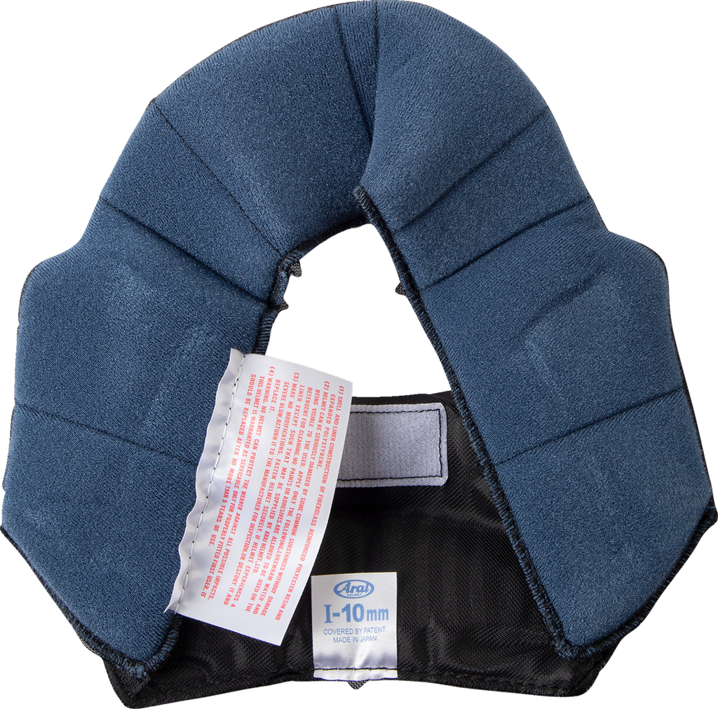 ARAI HELMETS, ARAI Helmets Regent-X Interior Pad - EP I - 10 mm by ARAI Helmets (Part Number: 075842)