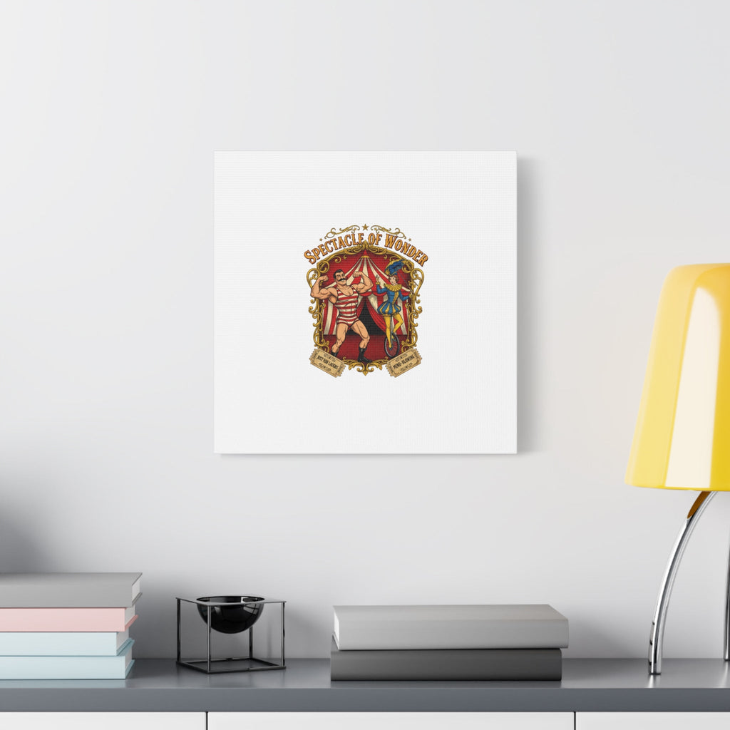Spectacle of Wonder Circus Art Print, Canvas | Vintage Carnival Design