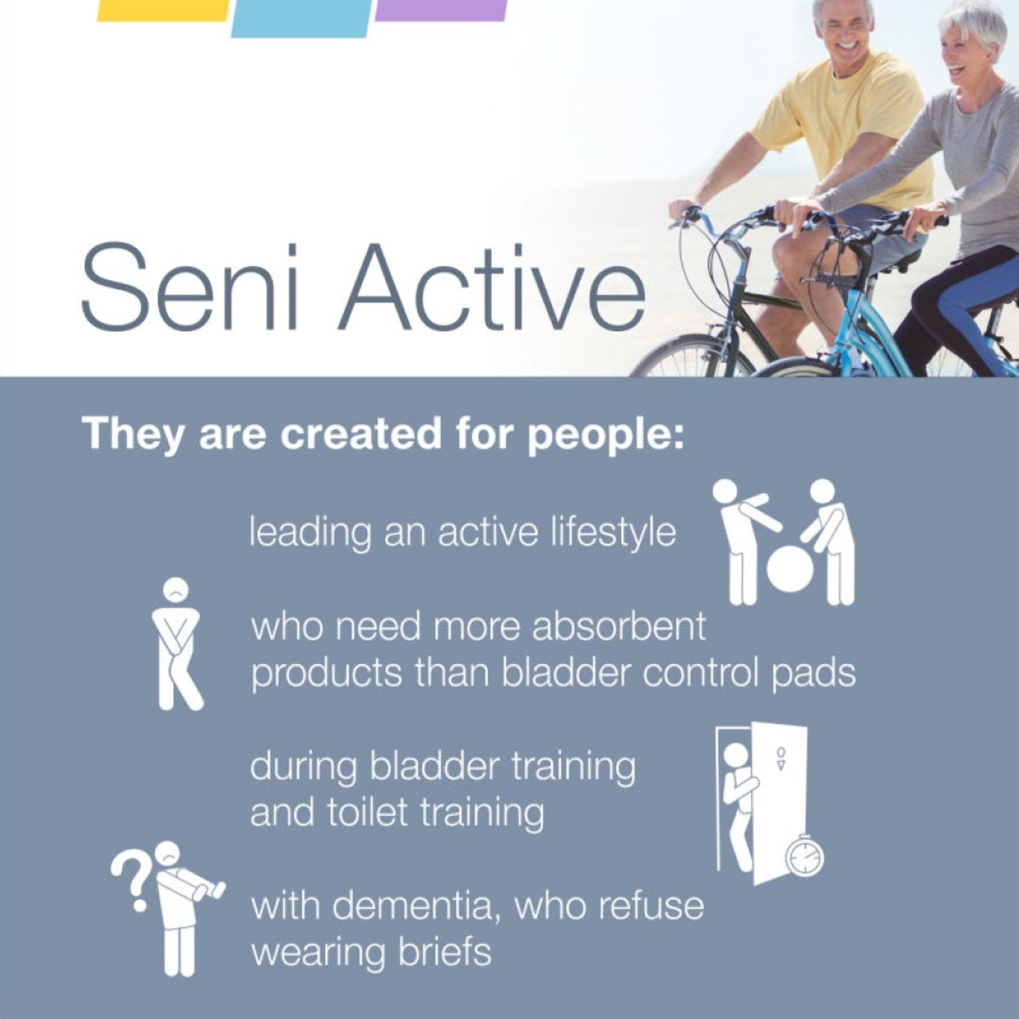 Seni® Active Super Plus Overnight Heavy Absorbent Underwear, 2X-Large S-2X12-AP1