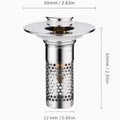 Wash Basin Drain Cap Filter Washbasin Sink Drainer Deodorant Mesh Basin Universal
