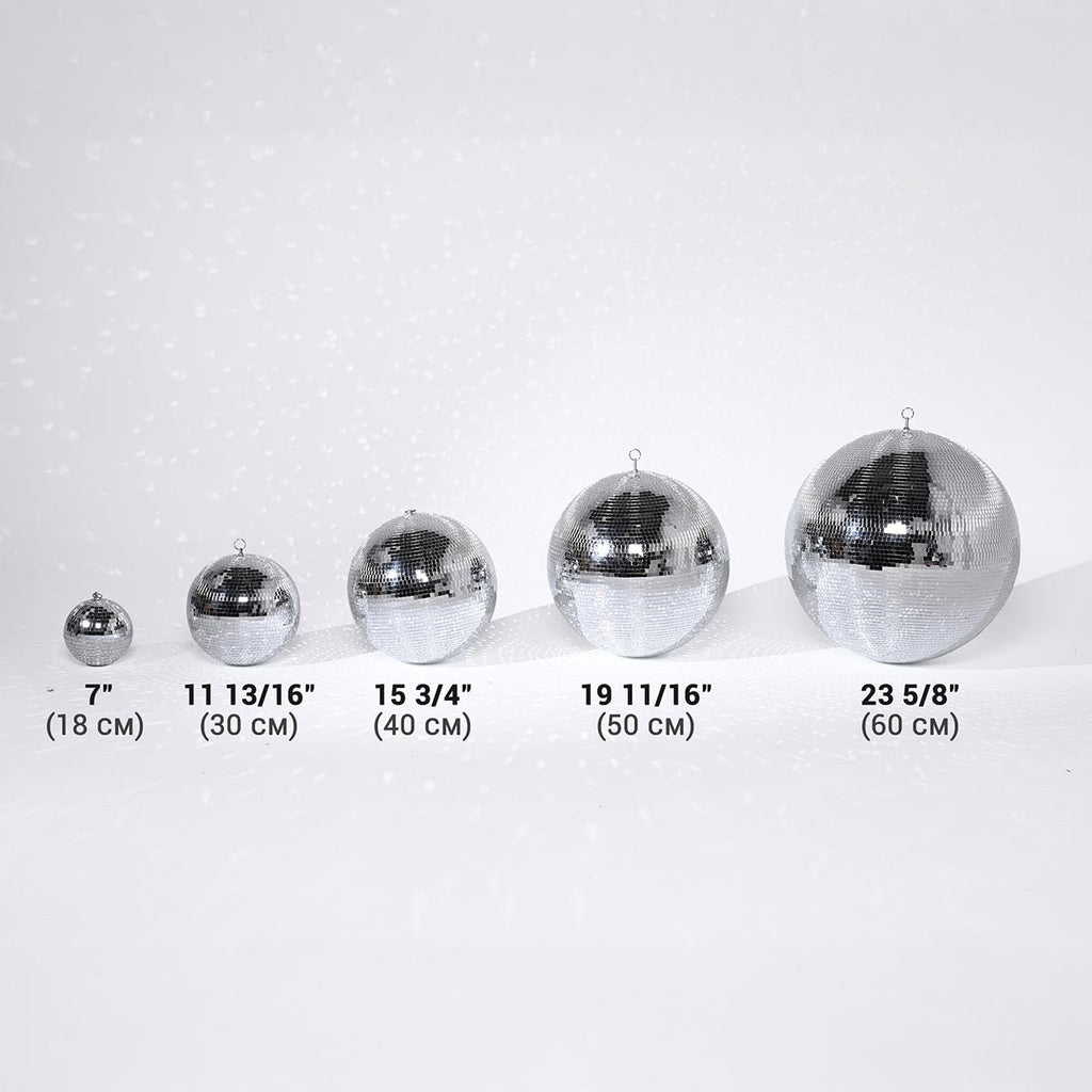 Yescom Silver Mirror Ball for 70s/80s Disco Parties Fashion Runway