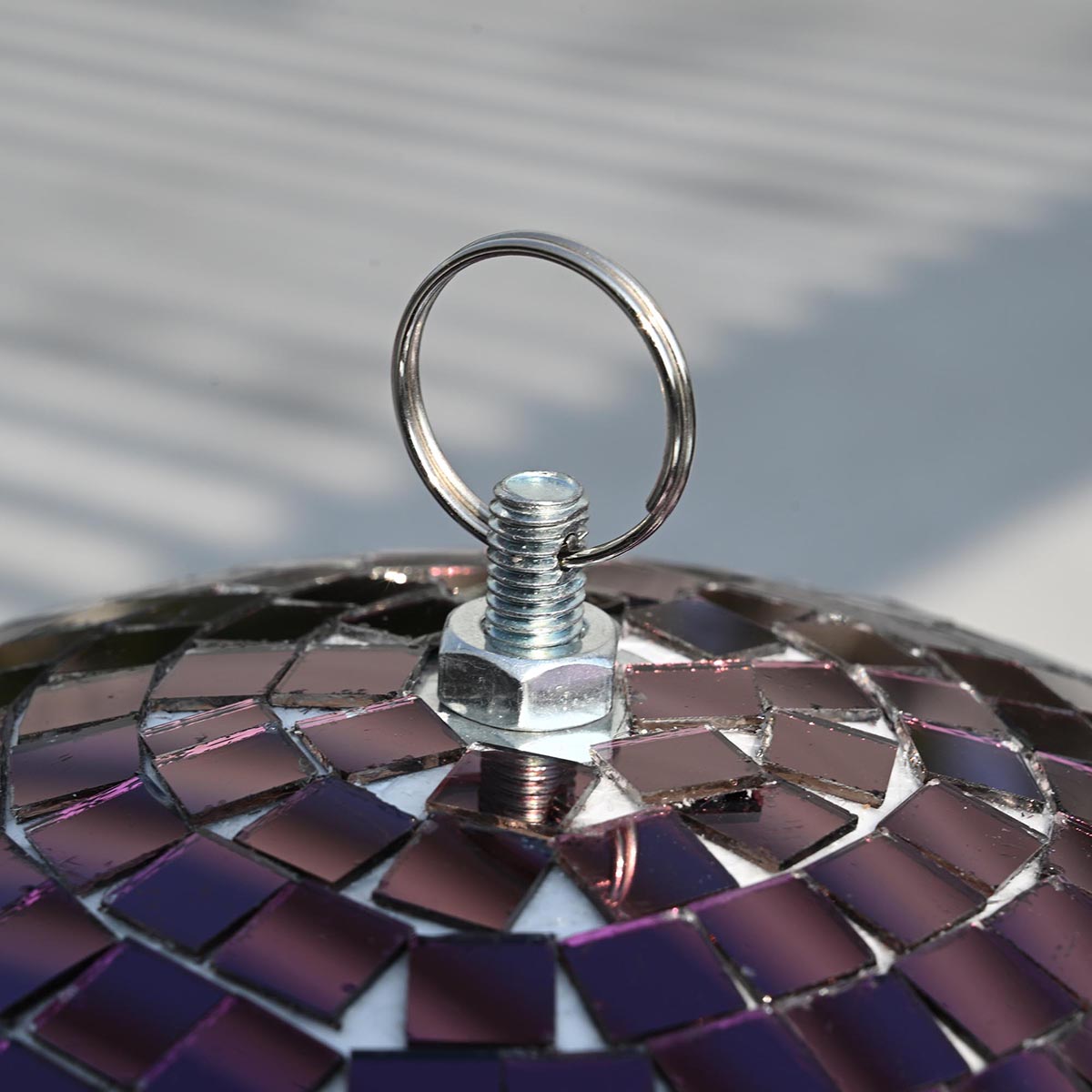 Yescom Purple Mirror Ball for Mardi Gras Awards Ceremonies