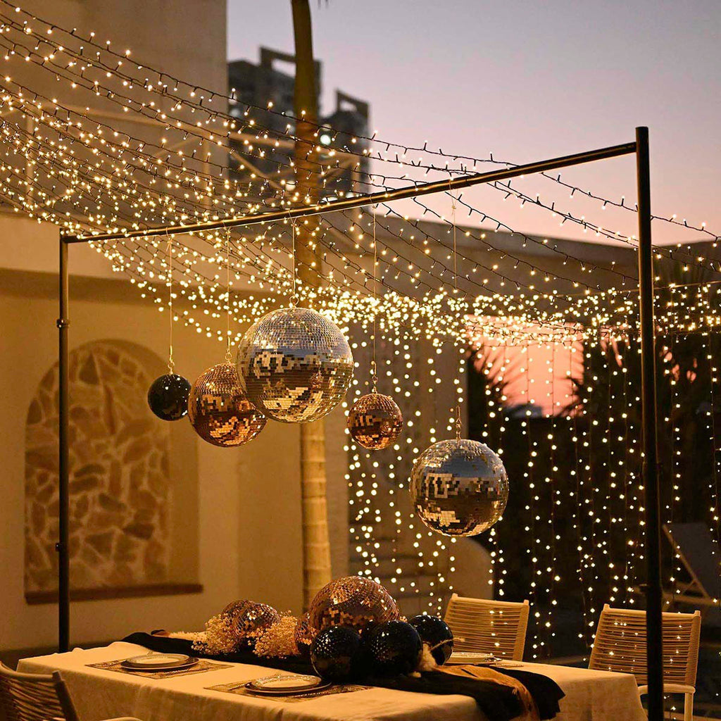 Yescom 7 Inch Mirror Ball for Wedding Centerpiece Party Decor