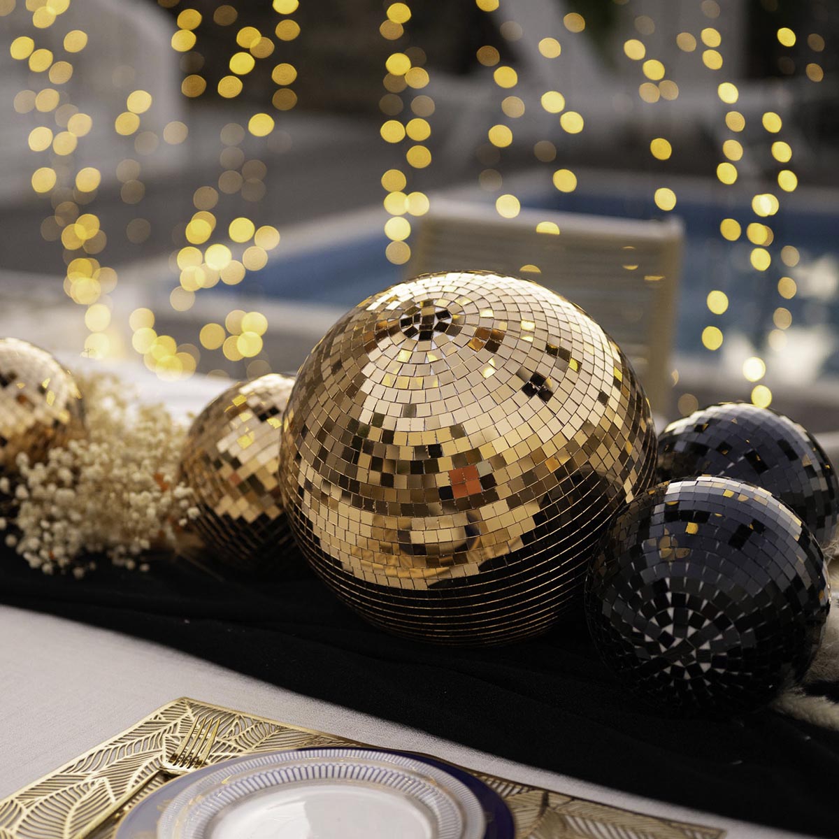 Yescom Mirror Disco Ball Party Bright Reflective Ball