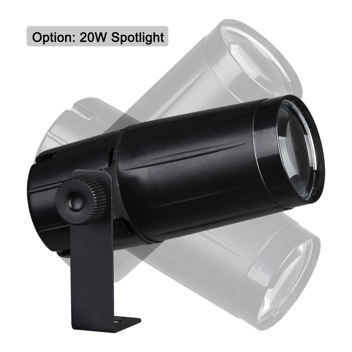 Yescom 16in Shiny Disco Ball with Motor, 8 RGB Lights for Event Party