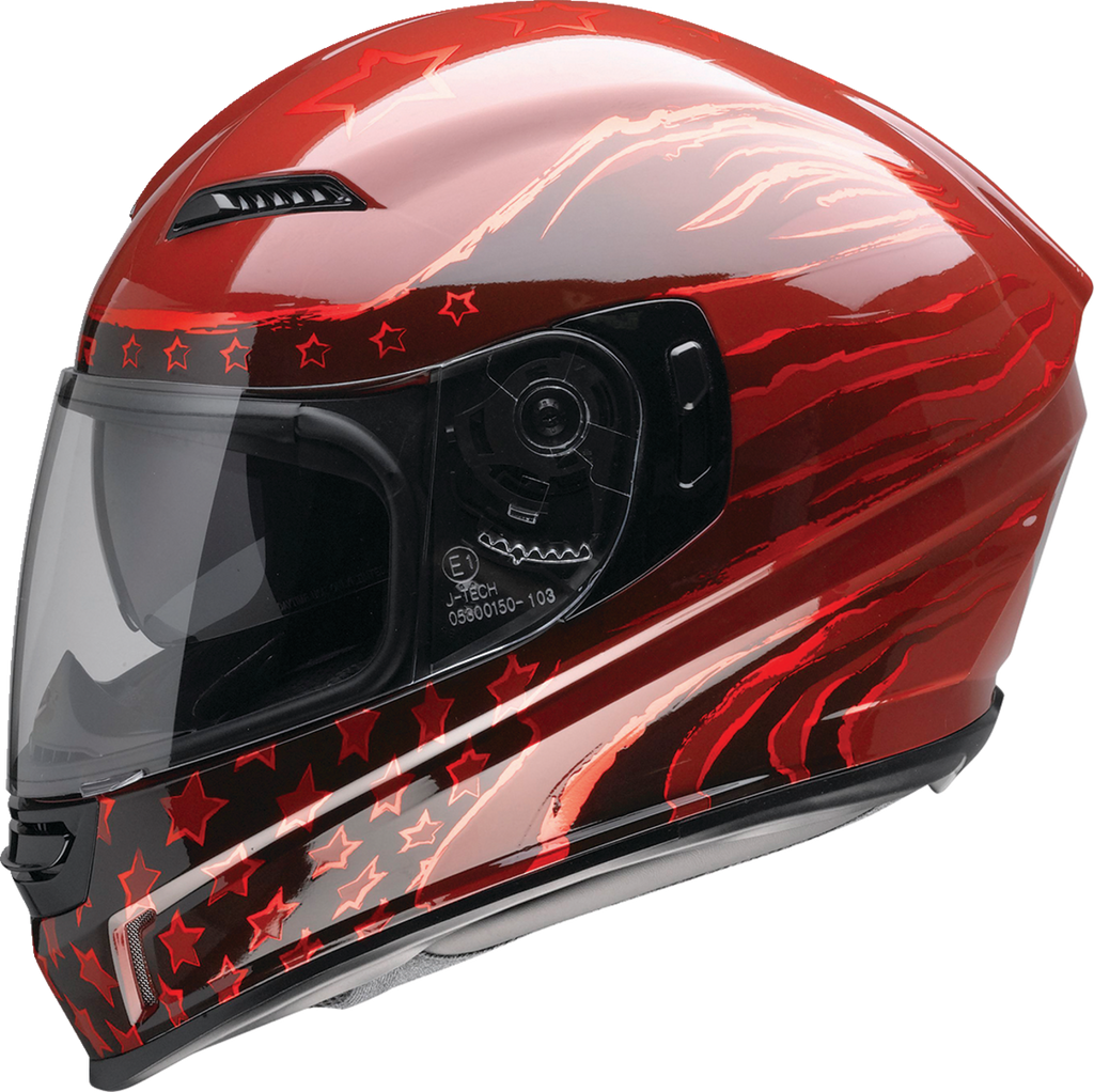 Z1R, Z1R Jackal Patriot Helmet - Red, XL by Z1R (Part #0101-15423)