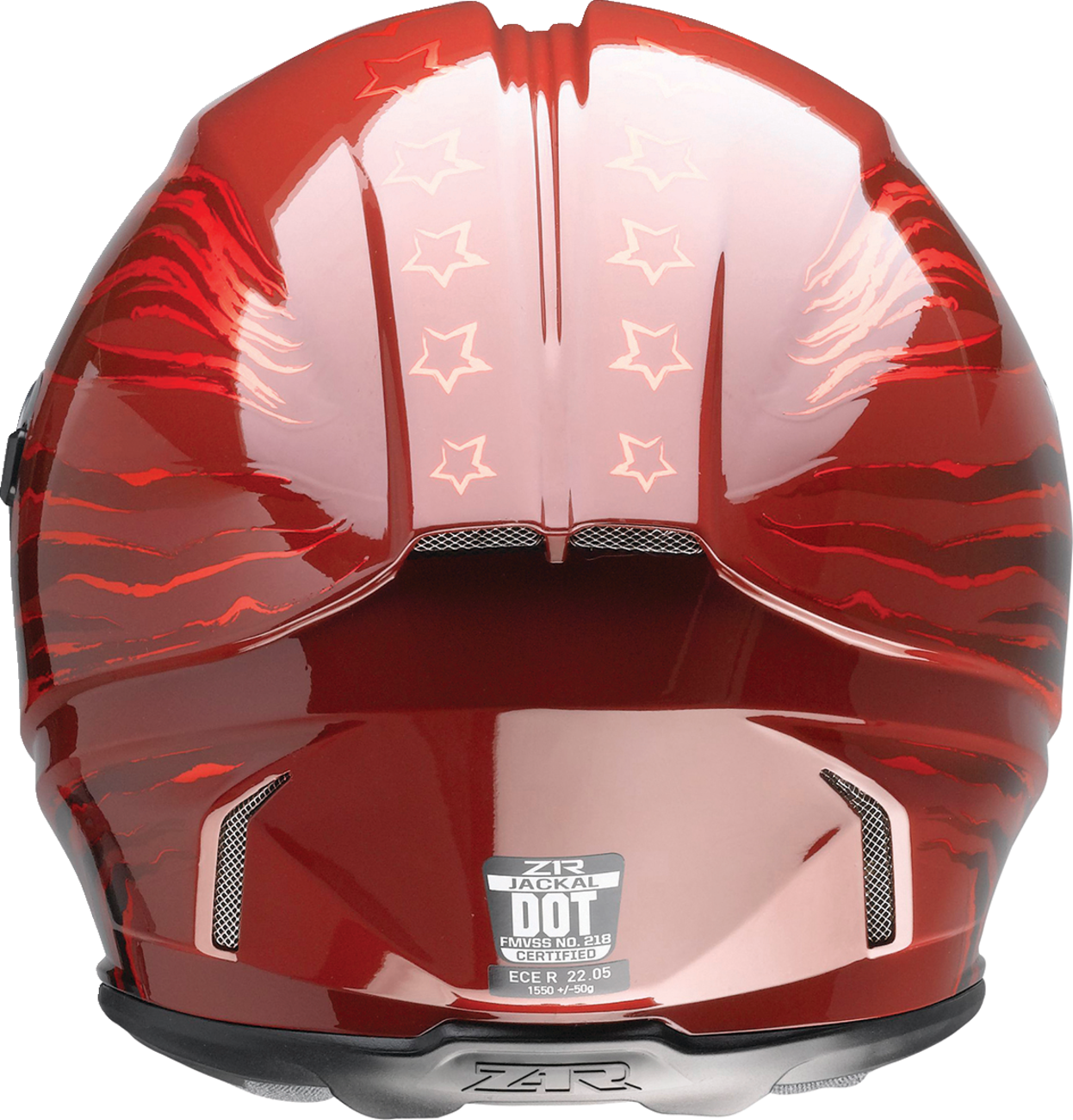 Z1R, Z1R Jackal Patriot Helmet - Red, XL by Z1R (Part #0101-15423)