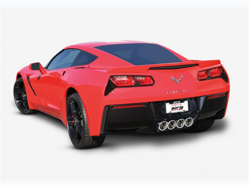 Borla 2014 Chevy Corvette C7 w/ AFM w/o NPP Atak Rear Section Exhuast Quad Rd Rl IC Tips 11863